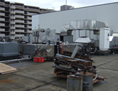 ビル屋上 大型機械撤去工事(2)